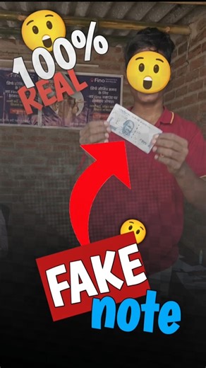 print kiya hua 😲 fake note 🚫..#minivlog #shortvideo #experiment