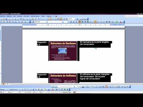 Como Enviar Diapositivas de Power Point a Word