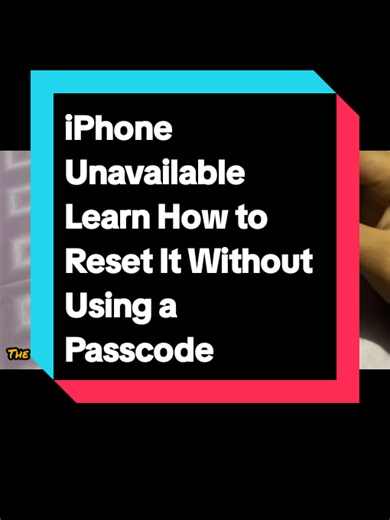 iPhone Unavailable Learn How to Reset It Without Using a Passcode #unlockiphone #iphoneunlock #iphoneunavailable #iphonetricks
