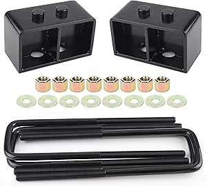 FLYCLE 3" Rear Leveling Lift Blocks for f150, 3 Inch Rear Leveling Lift Kit Compatible with 2004-2020 F150 2WD 4WD