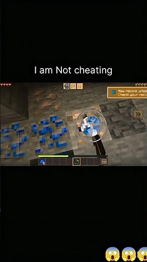 I am Not cheating #minecraft
