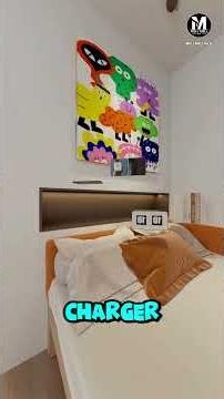 Having the Bed in the Middle Actually Makes the Room Feel Smaller #shorts