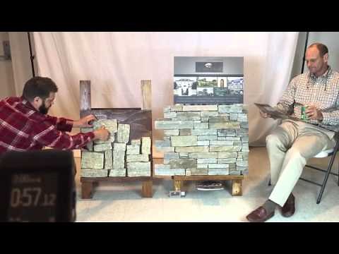 Realstone Estate Stone Panel VS. loose stone installation HD
