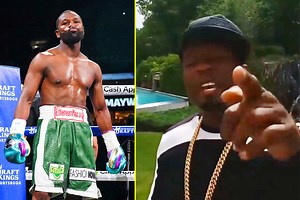 JOKER 50 Cent trolled Floyd Mayweather during their feud as he challenged boxing’s pound-for-pound king to read Harry Potter book on live TV