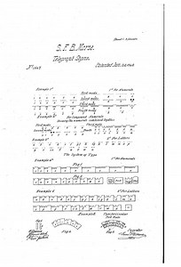 Morse Code - Samuel F.B. Morse granted U.S Patent No. 1,647A