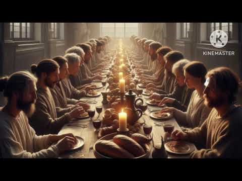 Méditation français 8 avril 26 De la pâque à la Cène: manger, boire et raconter.