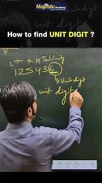 How to Find Unit Digit Easily | Maths Tricks for Competitive Exams