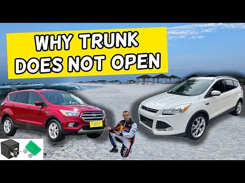 WHY LIFTGATE TRUNK DOES NOT OPEN FORD ESCAPE 2013 2014 2015 2016 2017 2018 2019