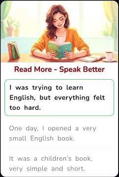 How a Small Book Helped Me Learn English? || Graded Reader