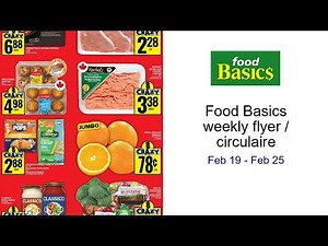 Food Basics weekly flyer / circulaire Feb 19 - Feb 25