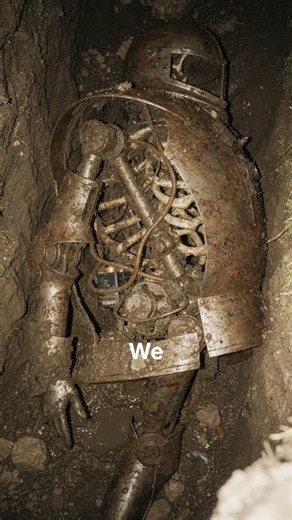 A 14th-Century Knight... or a MACHINE? ⚔️🤖 We think knights were mere men in iron. But this discovery in a ruined castle reveals a terrifying mechanical exoskeleton. Who built this? #Mystery #AncientTech #FoundFootage #ChronoArchives #Medieval