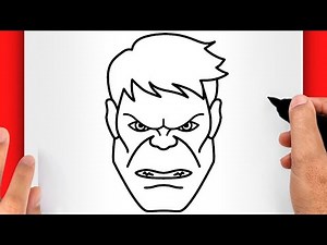 HOW TO DRAW A HULK DRAWING STEP BY STEP FOR BEGINNERS (EASY AND SLOW)