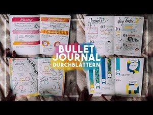 25+ SEITEN BULLET JOURNAL durchblättern // JustSayEleanor ♡ (Weekly Spread, Inspiration)