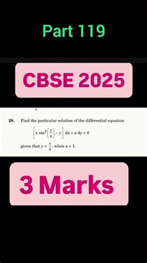 Cbse class 12 math pyq part 119 #trendingshorts #viralshorts