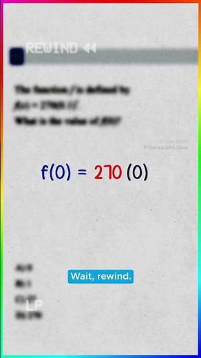 The tricky SAT trap most fall for...
