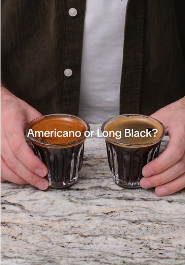 Same coffee. Same ingredients. Totally different taste ☕️ Americano vs Long Black comes down to one small detail, and it changes everything. One is smooth and light, the other is richer, stronger, and full of aroma. Which one are you choosing? #americano #longblack #coffee #espresso #coffeeeducation