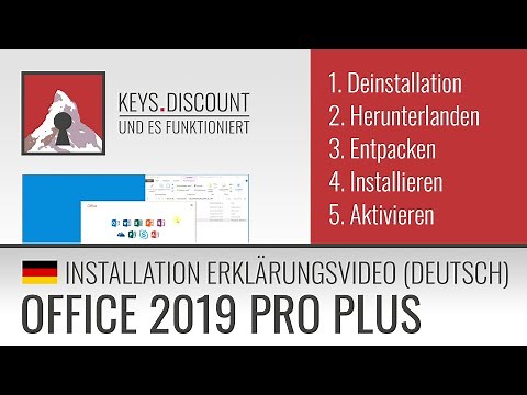 Installation Office 2019 Pro Plus (Erklärungsvideo)