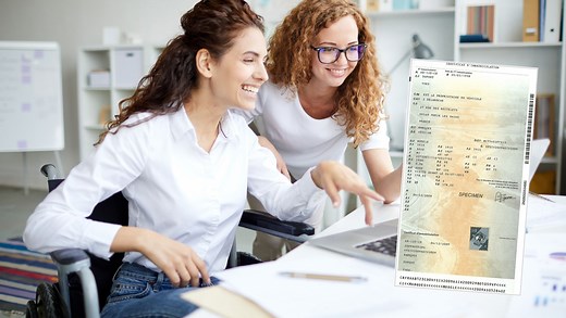 Changement de nom / titulaire d'une carte grise sur l'ANTS