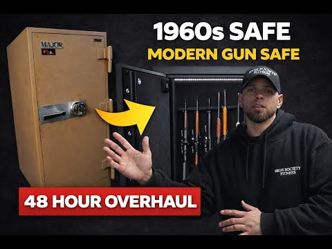 I Turned a 1960s Safe Into a Modern Gun Safe in 48 Hours