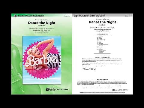 Dance the Night, arr. Michael Story – Score & Sound