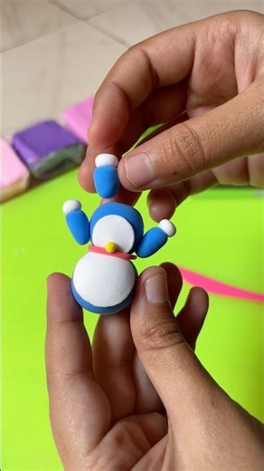 💙 Doraemon Clay Art | Easy Beginner DIY with Super Clay