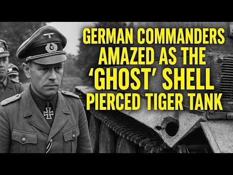 German Commanders Amazed as the “Ghost” Shell Pierced Tiger Tank Armor Like Paper,american battle,