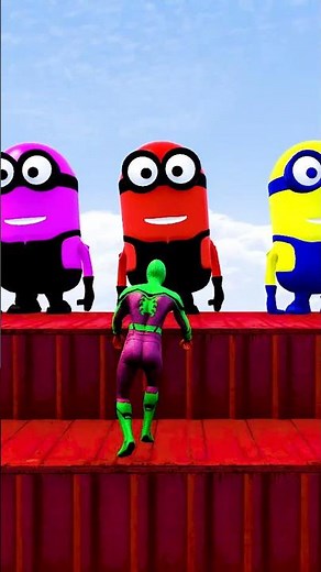 GTA 5 Epic Water Ragdolls | Spider-Man Jumps / Fails ep.14044 #shorts