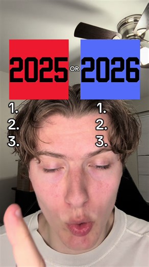 2025 or 2026? #happynewyears #quiz #memes #trivia #2026 | erosion bird