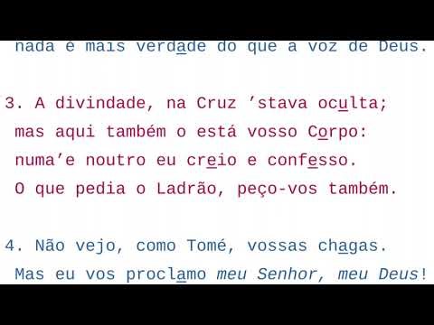 A Jesus adoro