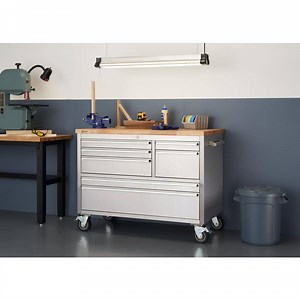 Reviews for TRINITY 48 in. W x 26 in. D 7-Drawer Stainless Steel Workbench with Storage | Pg 1 - The Home Depot