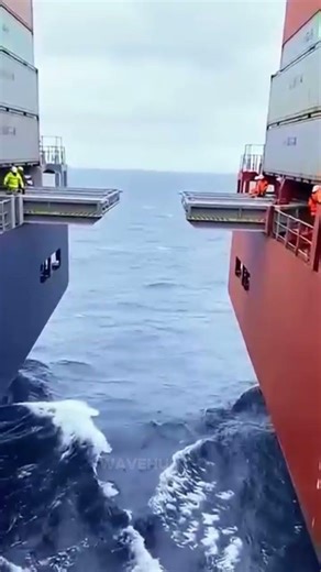 Could you stand on the deck for 10 minutes for $5,000,000? 🌊💀 #bigwaves #horror #wavehunt #northsea