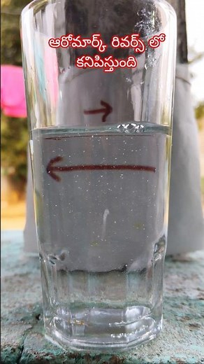 ఆరోమార్క్ రివర్స్ లో కనిపిస్తుంది # Reverse Reality with Refraction in this Easy Science Experiment