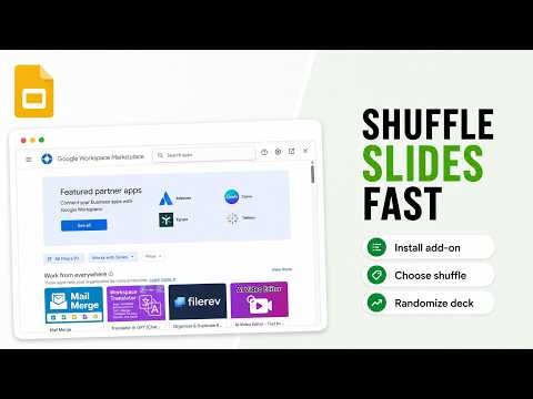 How to Randomly Shuffle Slides in Google Slides (Random Slide Order)