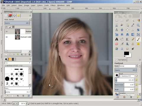 0340 GIMP : Flouter l'arrière-plan