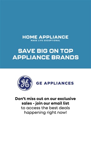 Discover incredible savings on top appliance brands like GE, LG, Frigidaire and more!  Sign up for our email list today for access to our current promotions and deals! | Home Appliance | Facebook