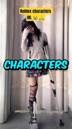 Roblox Characters In Real Life 😭 🙏