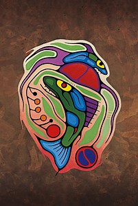 Kirk BRANT This is Spring Canvas Authentic Indigenous Tyendinaga Mohawk Made in Canada Collectible Native Art Colorful Aboriginal Indigenous - Etsy Canada