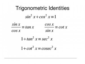 Trigonometric Identities - SlideServe
