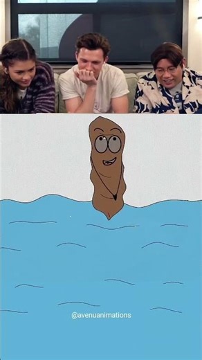 POV; Poseidon's kiss! 🤣 (best animation memes) #shorts