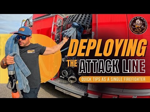 Quick tips for deploying the attack line as a single firefighter 🔥👨🏻‍🚒