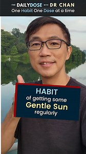60K views · 2K reactions | Do you have a HABIT of getting some gentle morning sun regularly? Let HABITS be Thy Medicine to prevent and combat lifestyle-related chronic diseases. Let's Go! Dr Chan #fblifestyle #lifestylemedicine #health #habits #morningsun | The Habits Doctor | Facebook