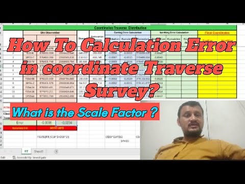 how to calculate travers?what is the Scale Factor? ‪@gaurangpatel494‬ #Survey#Road#Viral#