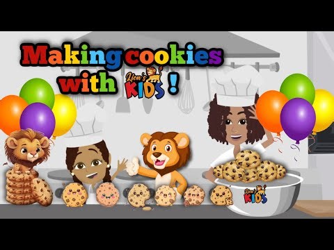 Lion's Kids Delicious Cookie Recipe! Easy and Fun to Make!🍪