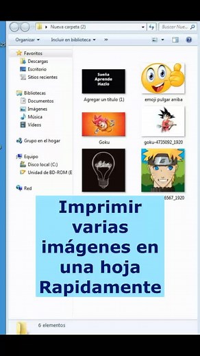 Cómo imprimir varias imágenes en una hoja 😎 #fypシ #educación #aprender #Word #pdf #parati