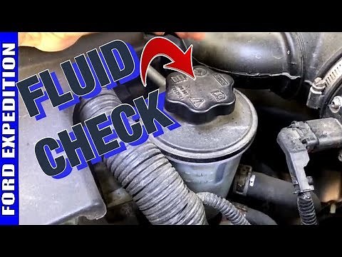 How To Check Power Steering Fluid Level 2007-2014 Ford Expedition