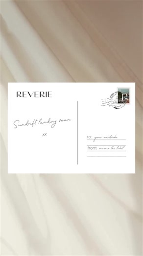 Reverie The Label on Instagram: "Consider this your golden-hour invitation.⁠ ⁠ Sundrift landing soon.⁠ #reveriethelabel"