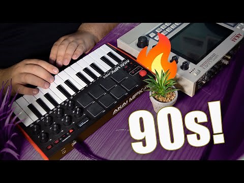 Making 90s HIP HOP beat Akai MPK Mini MK3 & FL Studio 21 * tutorial beatmaking