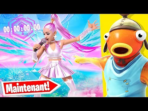Je DÉCOUVRE le CONCERT d' ARIANA GRANDE ! Maintenant ! Evénement Fortnite Saison 7