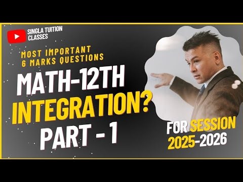 Integration most important 6 marks question🤫🤫 class12 