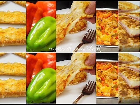 5 COMIDAS o CENAS rapidas y faciles de hacer